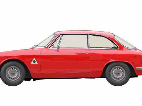 1965 Alfa Romeo Giulia Sprint GTA Stradale Max 2011 3D Model
