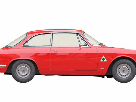 1965 Alfa Romeo Giulia Sprint GTA Stradale Max 2011 3D Model