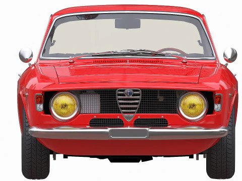 1965 Alfa Romeo Giulia Sprint GTA Stradale Max 2011 3D Model