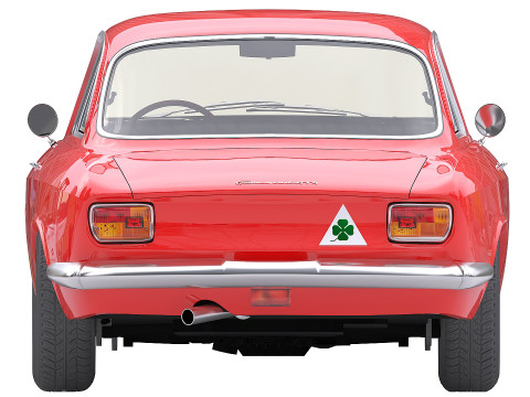 1965 알파 로메오 줄리아 스프린트 GTA 스트라달레 맥스 2011 3D 모델