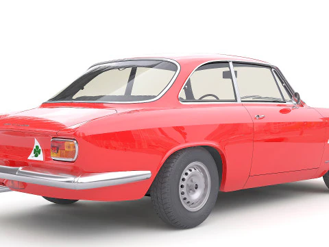 1965 Alfa Romeo Giulia Sprint GTA Stradale Max 2011 3D Model