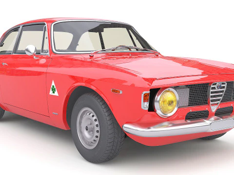 1965 Alfa Romeo Giulia Sprint GTA Stradale Max 2011 3D Model
