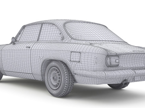 1965 알파 로메오 줄리아 스프린트 GTA 스트라달레 맥스 2011 3D 모델