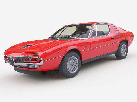 1970 阿尔法罗密欧 蒙特利尔 3D 模型