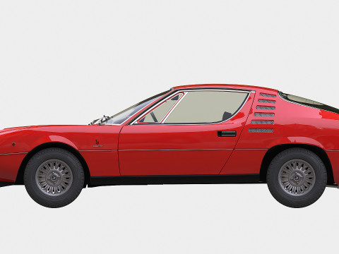 1970 Alfa Romeo Montreal 3D Model