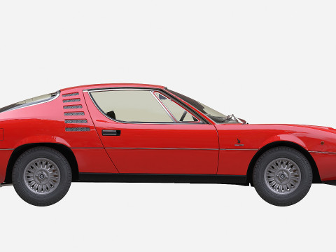 1970 Alfa Romeo Montreal 3D Model