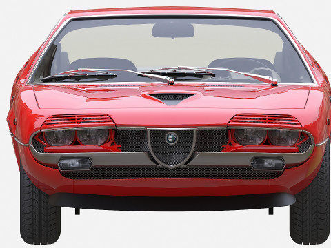 1970 Alfa Romeo Montreal 3D Model