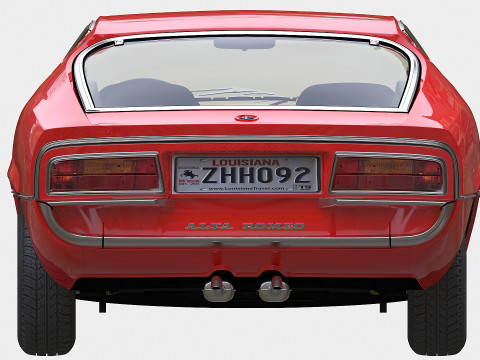 1970 Alfa Romeo Montreal 3D Model