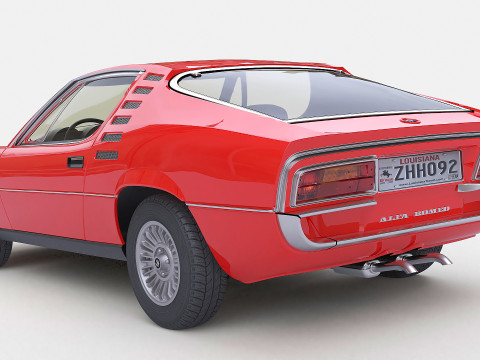 1970 Alfa Romeo Montreal 3D Model