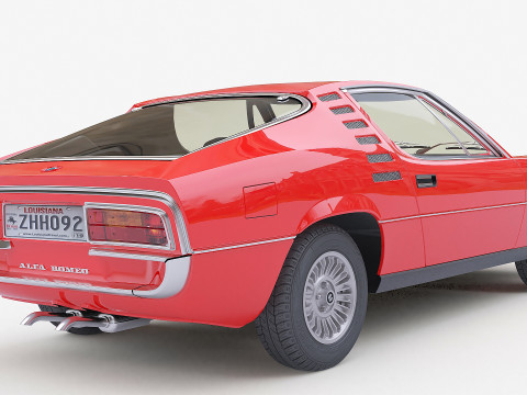 1970 Alfa Romeo Montreal 3D Model