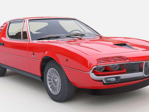 1970 Alfa Romeo Montreal 3D Model