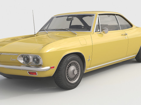 1969 Chevrolet Corvair Monza 3D Model