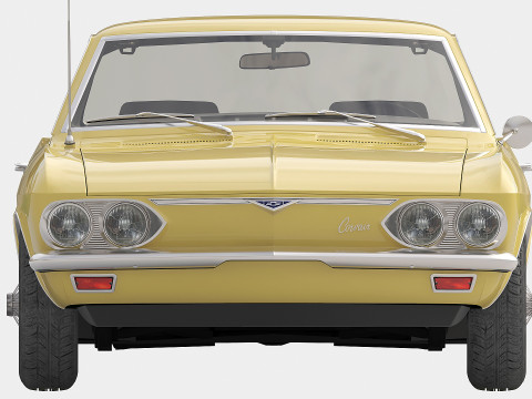 1969 Chevrolet Corvair Monza 3D Model