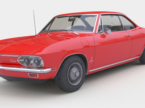 1969 Chevrolet Corvair Monza 3D Model