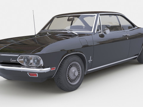 1969 Chevrolet Corvair Monza 3D Model