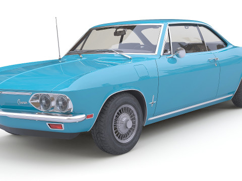 1969 Chevrolet Corvair Monza 3D Model