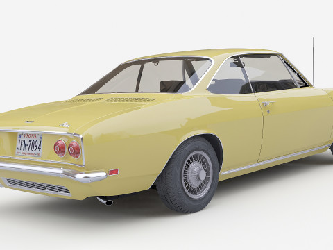 1969 Chevrolet Corvair Monza 3D Model