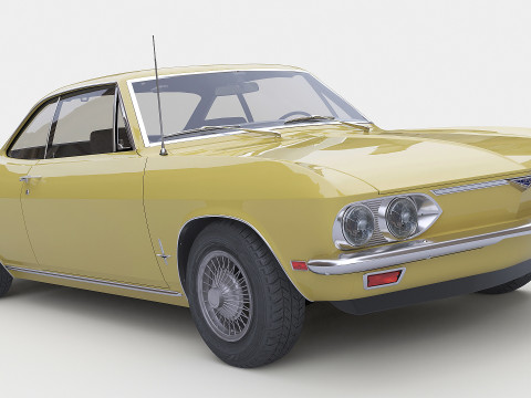 1969 Chevrolet Corvair Monza 3D Model
