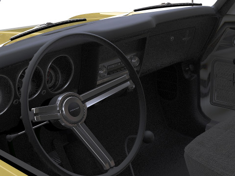 1969 Chevrolet Corvair Monza 3D Model