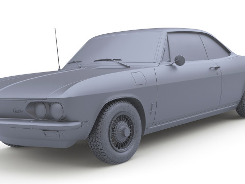 1969 Chevrolet Corvair Monza 3D Model