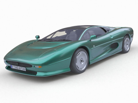1993 Jaguar XJ220 3D Model