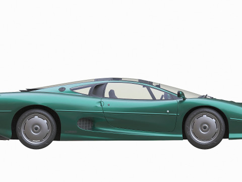 1993 재규어 XJ220 3D 모델