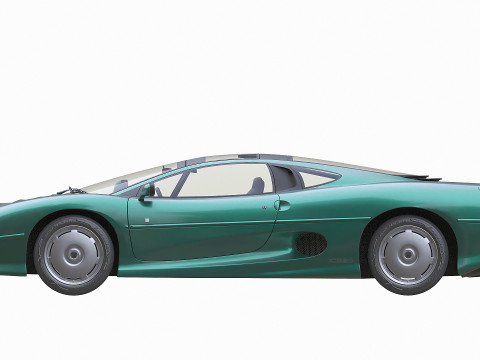 1993 재규어 XJ220 3D 모델