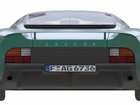 1993 Jaguar XJ220 3D Model