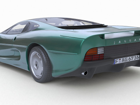 1993 재규어 XJ220 3D 모델
