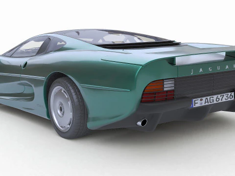 1993 Jaguar XJ220 3D Model