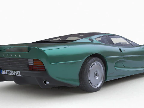 1993 Jaguar XJ220 3D Model