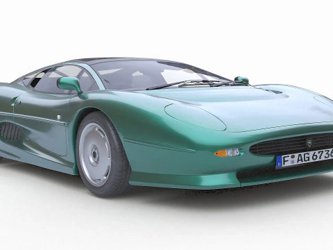 1993 Jaguar XJ220 3D Model