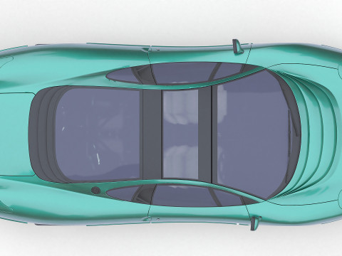 1993 재규어 XJ220 3D 모델