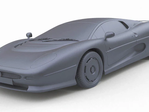 1993 Jaguar XJ220 3D Model