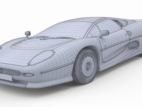1993 Jaguar XJ220 3D Model