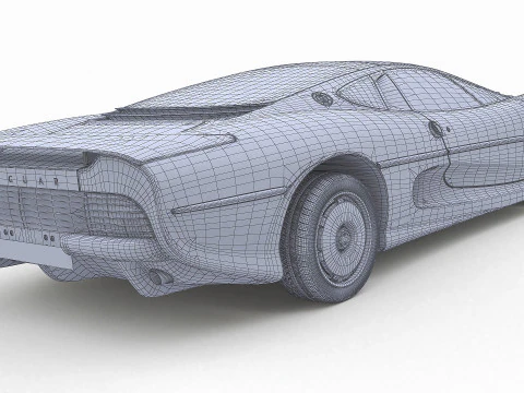 1993 Jaguar XJ220 3D Model