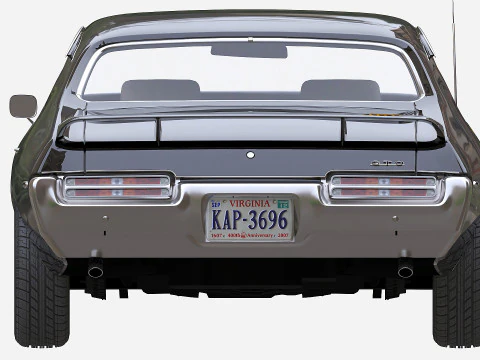 Juez Pontiac GTO 1969 Modelo 3D