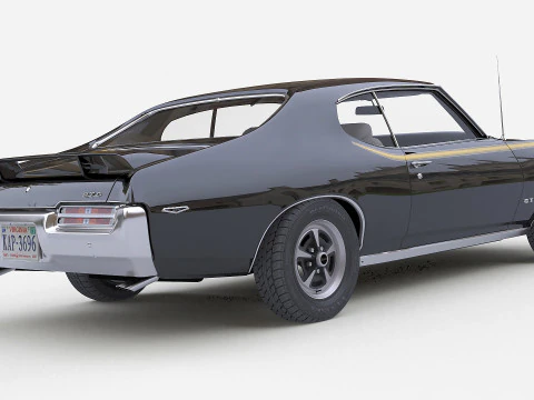 Juez Pontiac GTO 1969 Modelo 3D