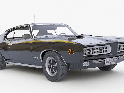 Juez Pontiac GTO 1969 Modelo 3D