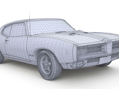 Juez Pontiac GTO 1969 Modelo 3D