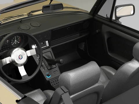 1986 Alfa Romeo Spider Quadrifoglio Vert Modèle 3D