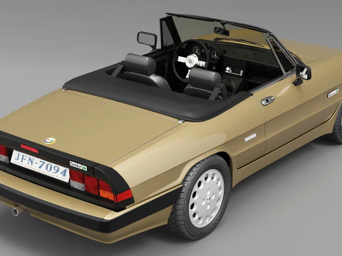 1986 Alfa Romeo Spider Quadrifoglio Vert Modèle 3D