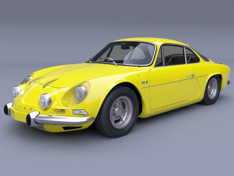 Renault Alpine A110 1600S del 1973 Modello 3D