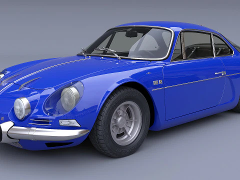 1973 Renault Alpine A110 1600S 3D Model