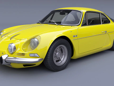 1973 Renault Alpine A110 1600S 3D Model