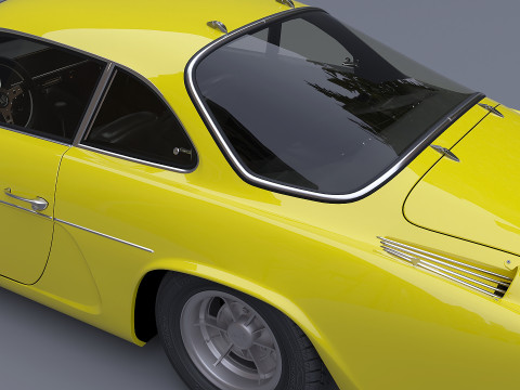 1973 Renault Alpine A110 1600S 3D Modell
