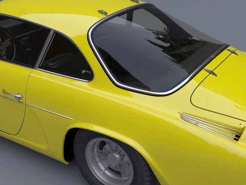 1973 Renault Alpine A110 1600S 3D Model