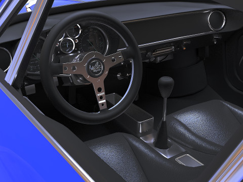 1973 Renault Alpine A110 1600S 3D Modell