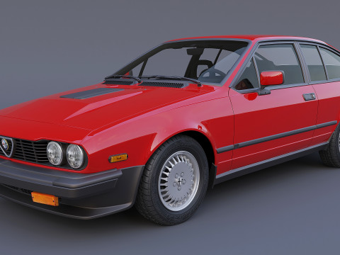 Alfa Roméo GTV-6 1986 Modèle 3D