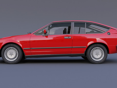 Alfa Roméo GTV-6 1986 Modèle 3D